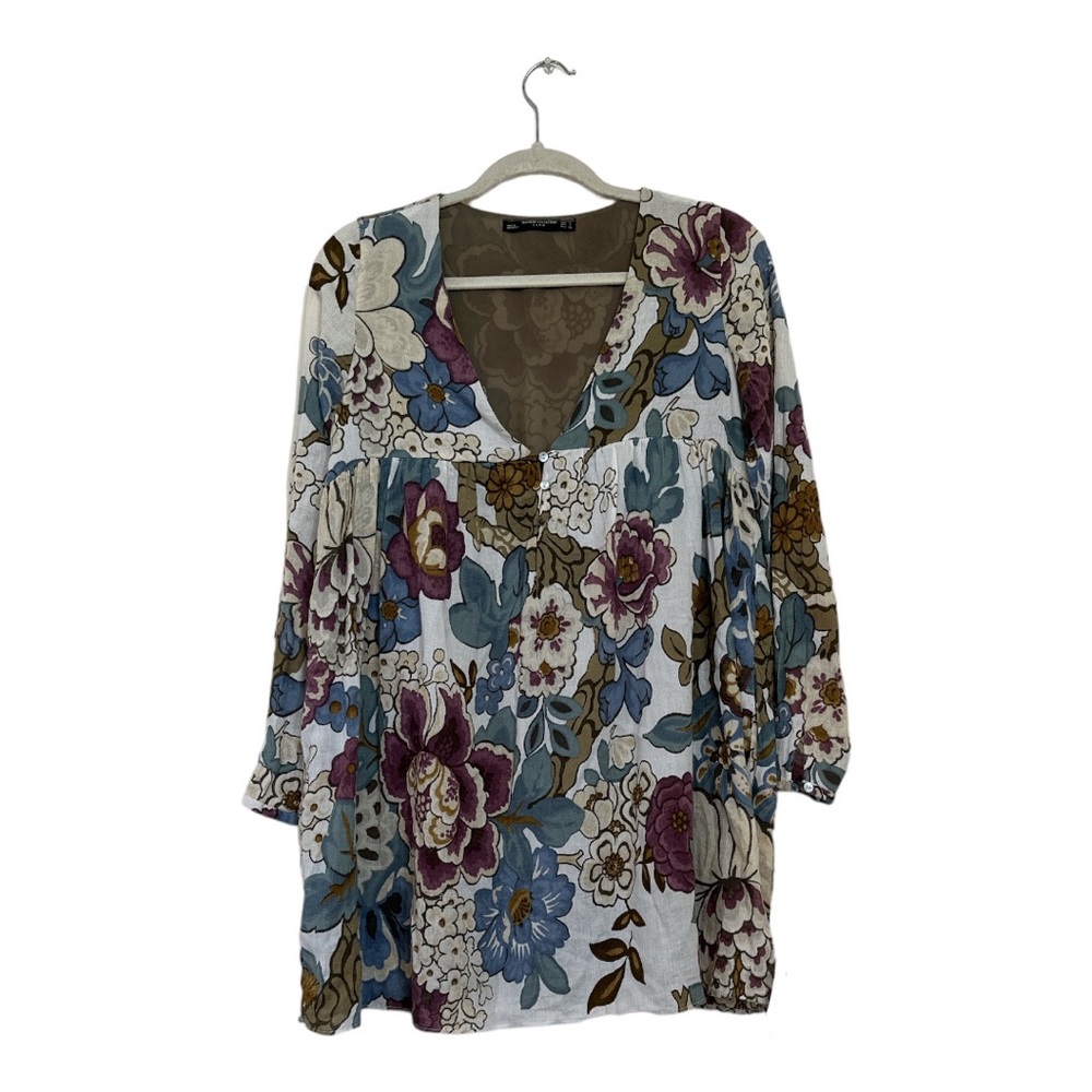 Zara Long Sleeve Floral Dress